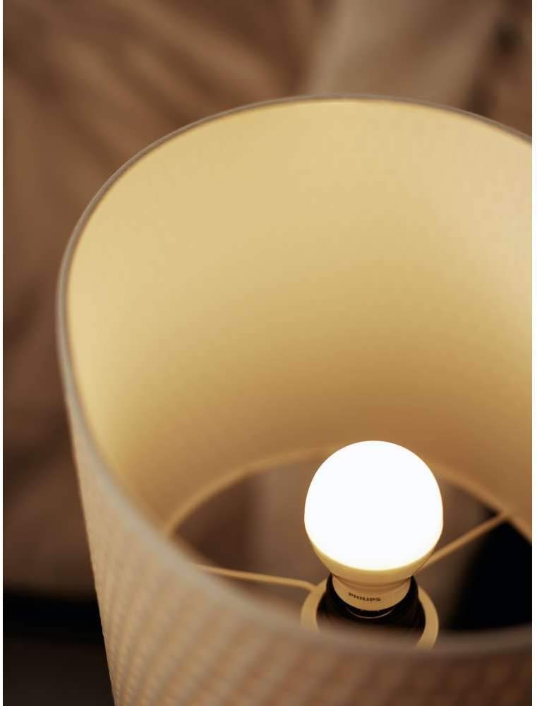 Philips LED E14 Small Edison Screw Mini Globe Light Bulb, 5.W (40 W) - Warm White [Energy Class A+]